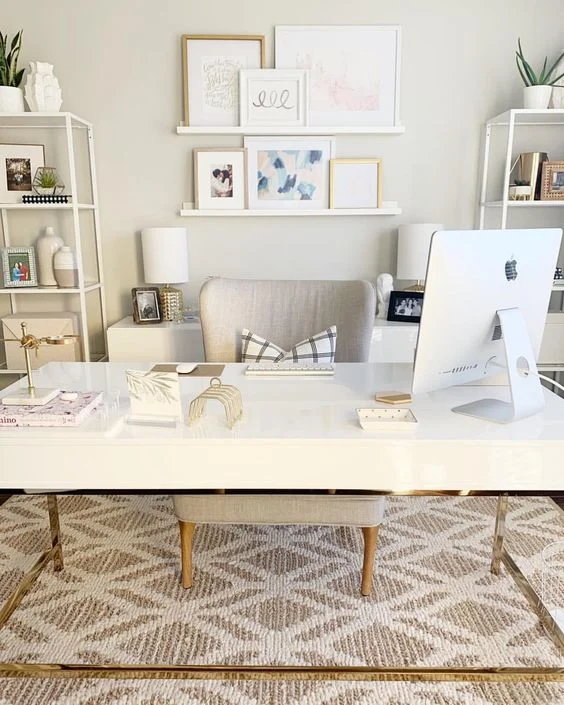 Minimal Desk Decoration Ideas: Choosing a Neutral Base