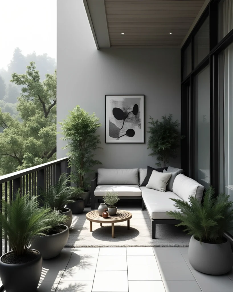 Minimalist Balcony Seating Inspiration: Defining the Core Elements