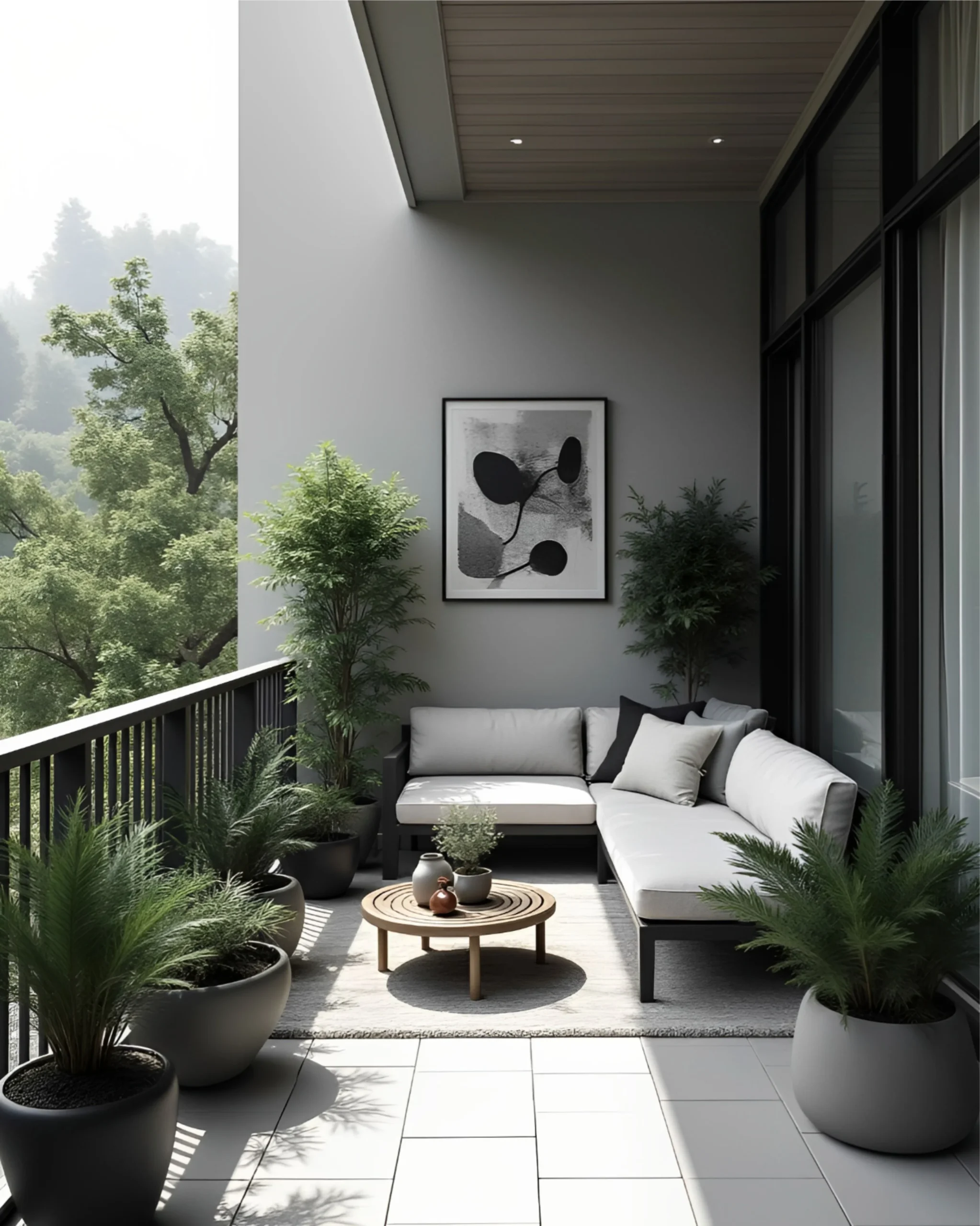 Minimalist Balcony Seating Inspiration: Defining the Core Elements