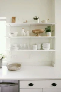 minimalist kitchen shelf styling: The Foundations