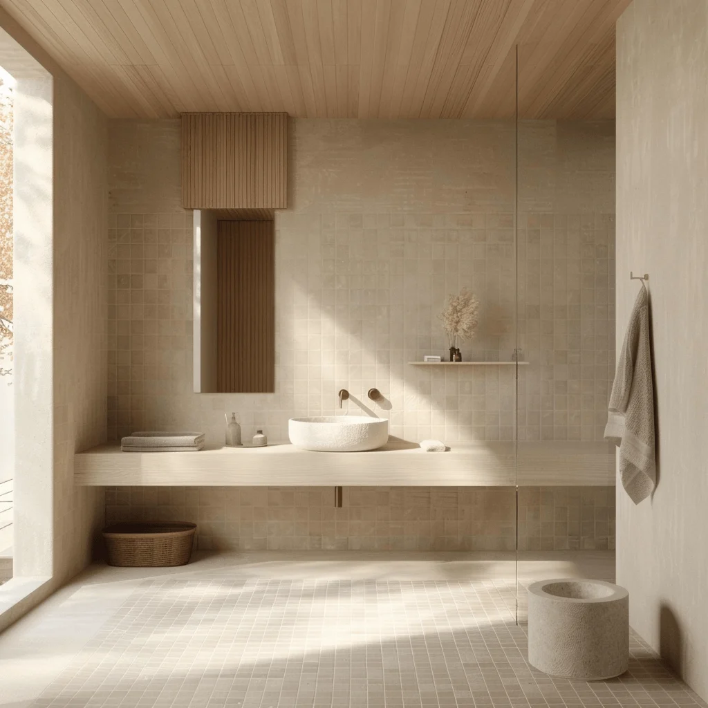 minimalist shower décor inspiration: Embrace Simplicity