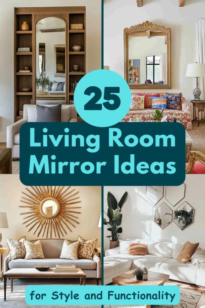 Mirrors as Functional Art in Small Apartment Wall Décor Ideas