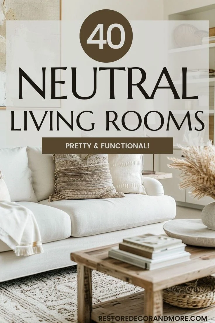 Modern Neutral Living Room Ideas: Mastering the Color Palette