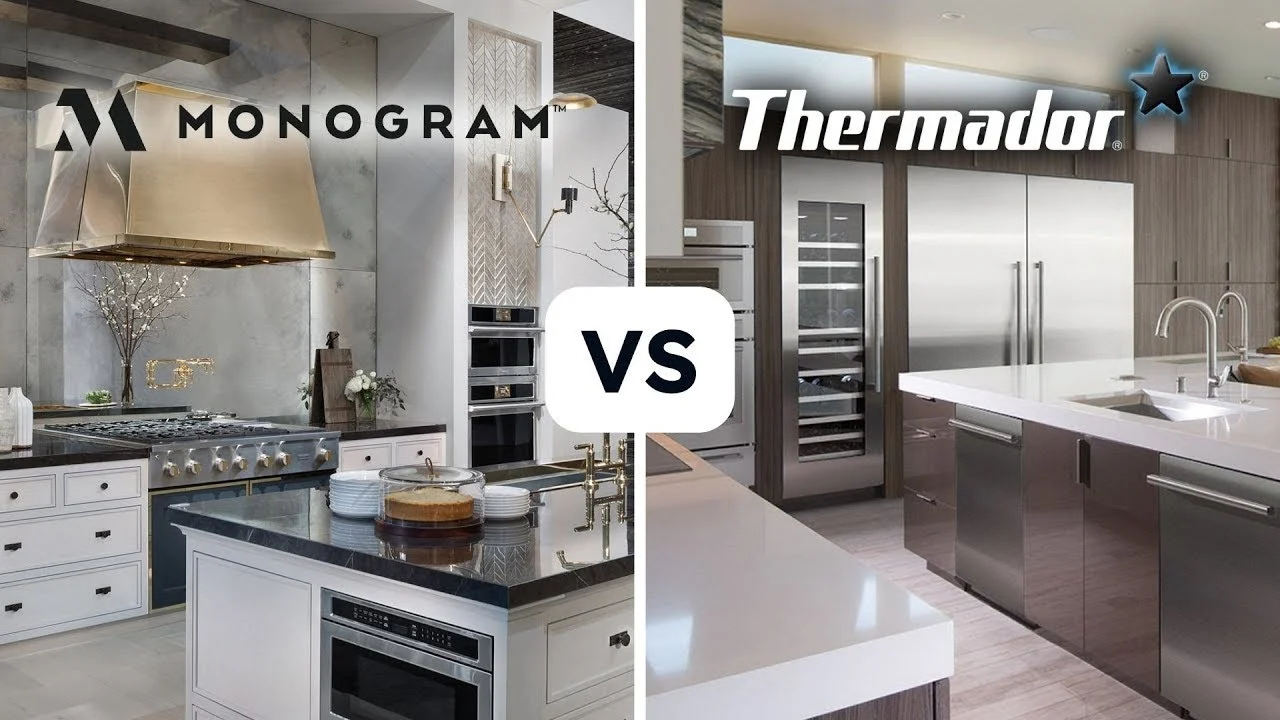 Monogram vs Thermador: Design Philosophy and Brand Identity