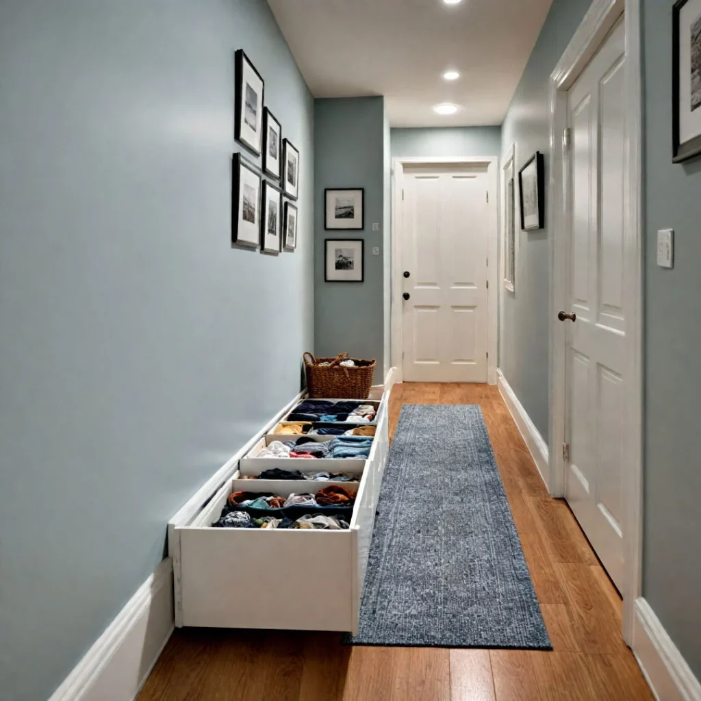 Narrow Hallway Decorating Ideas: Smart Storage Solutions