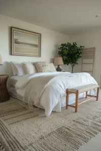 Neutral bedroom rug styling ideas: Building a Calm Foundation