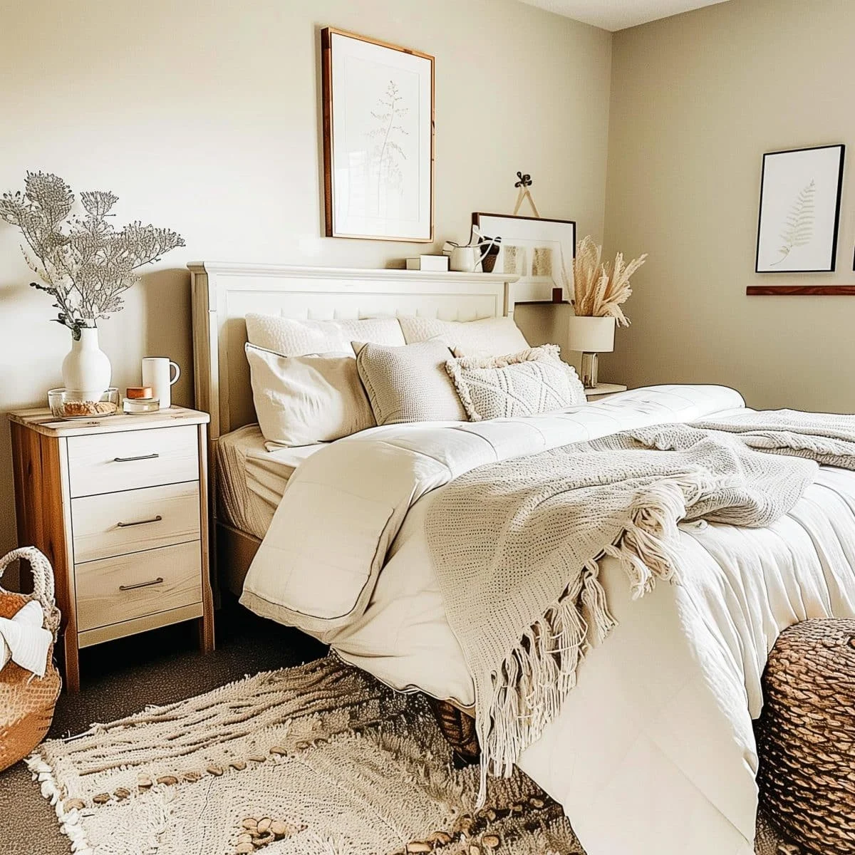 Neutral Cozy Bedroom Styling: Foundations