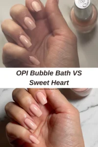 opi sweetheart vs opi bubble bath: Fragrance and Sensory Experience