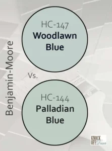 palladian blue vs woodlawn blue: Color Characteristics