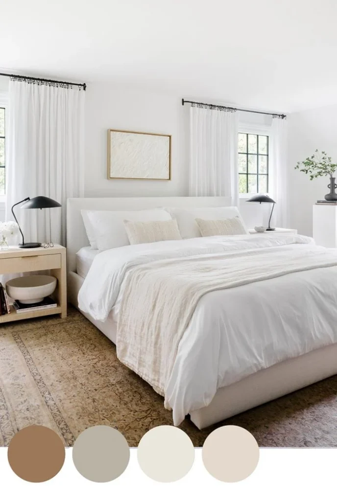 peaceful bedroom design ideas: Create a Serene Color Palette