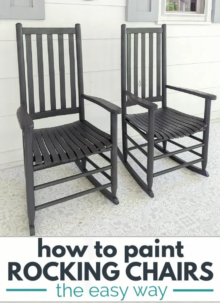 Preparing the Rocking Chair for a Flawless Paint Job