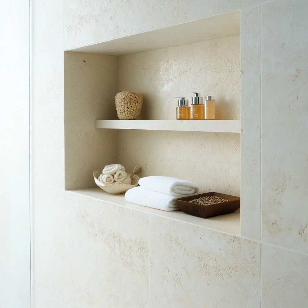 Recessed Niches: Hidden Storage That Looks Built‑In
