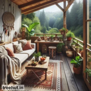 Relaxing Balcony Design Ideas: Embracing Natural Elements