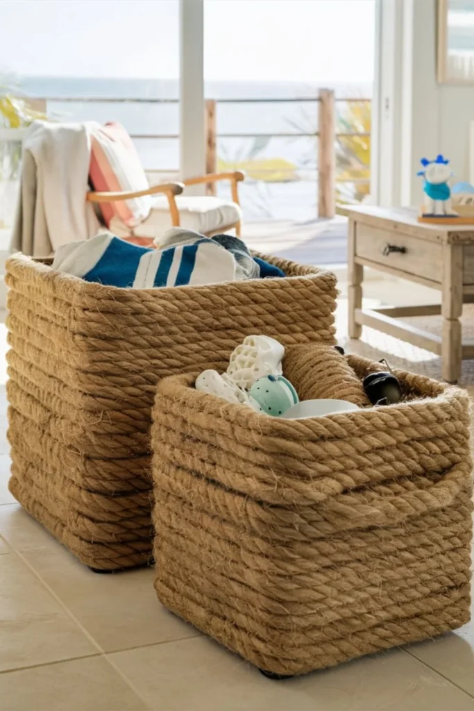 Rope‑Wrapped Storage Solutions