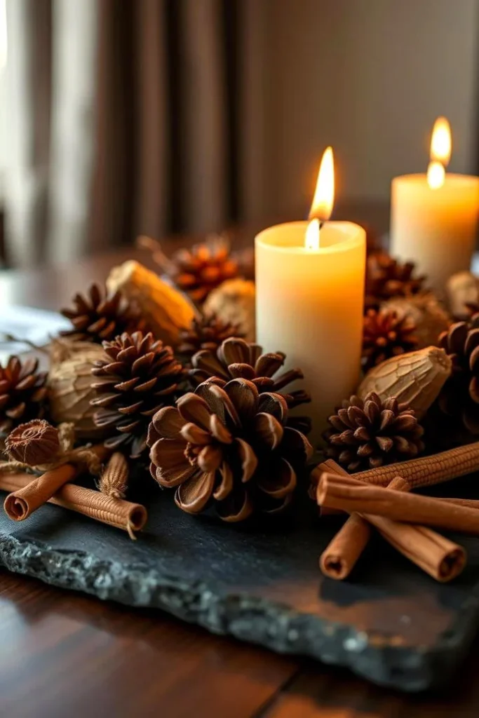 Seasonal Candle Arrangements for Home