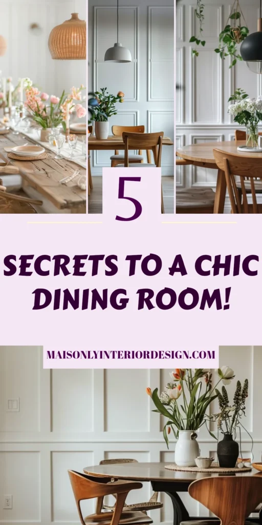 Secrets to an Elegant and Inviting Dining Room Design: Layout Fundamentals