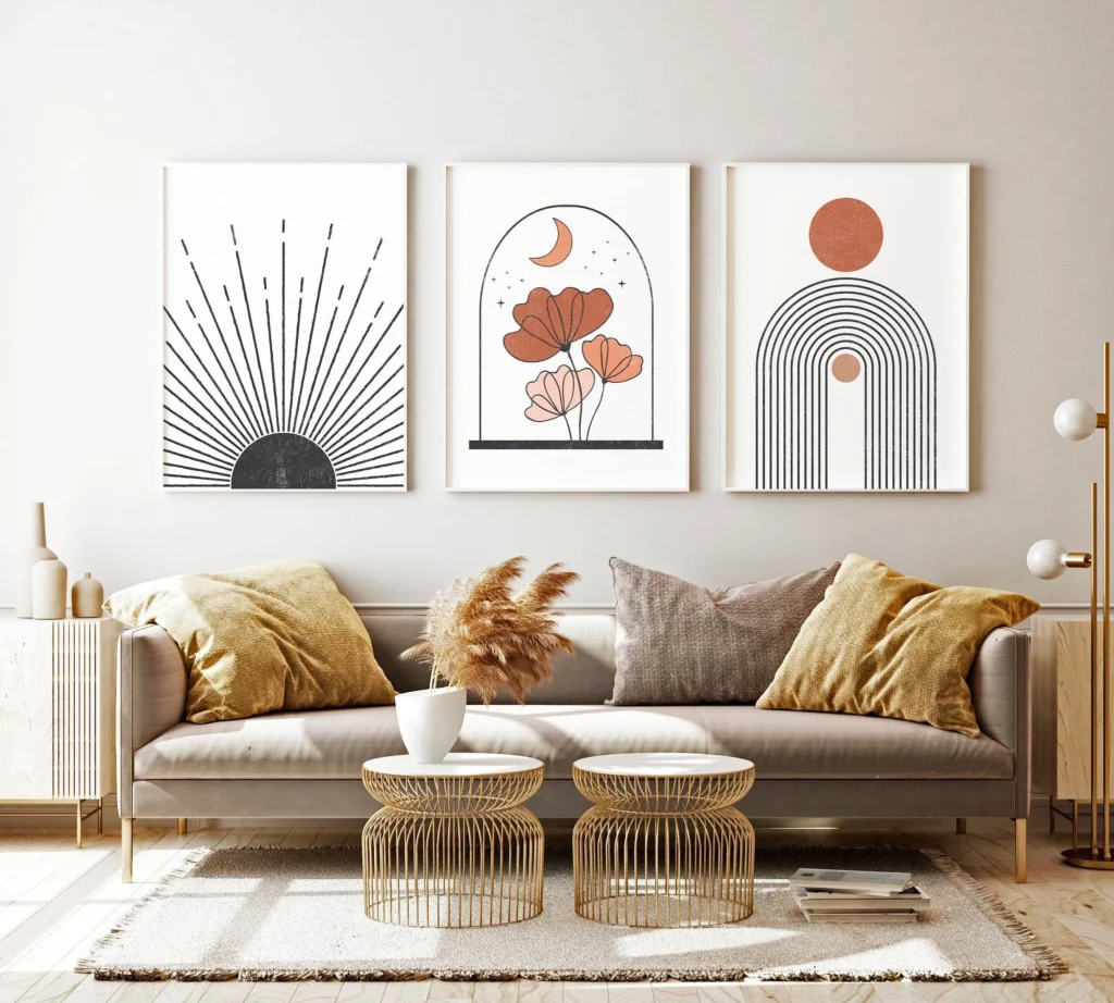 Selecting Minimalist Wall Art and Fixtures