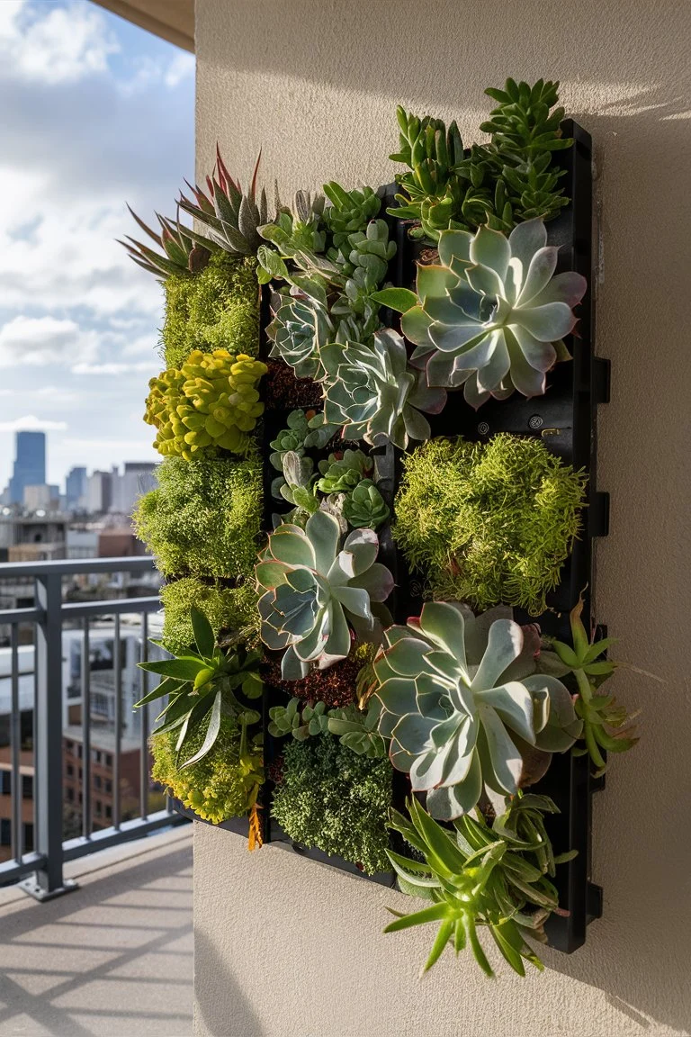 Simple Balcony Plant Wall Ideas: Choosing the Right Layout