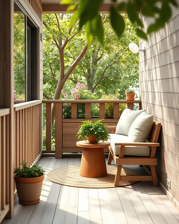 Simple Balcony Relaxation Corner Ideas: Furniture Foundations
