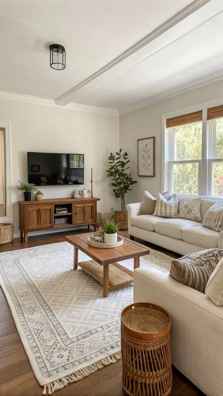 Simple interior décor ideas for a fresh living room