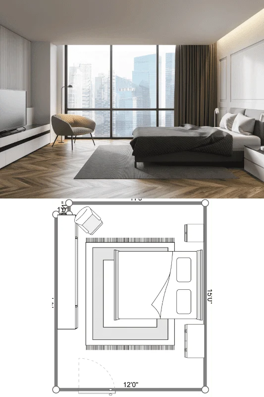 simple modern bedroom layout ideas: Core Principles