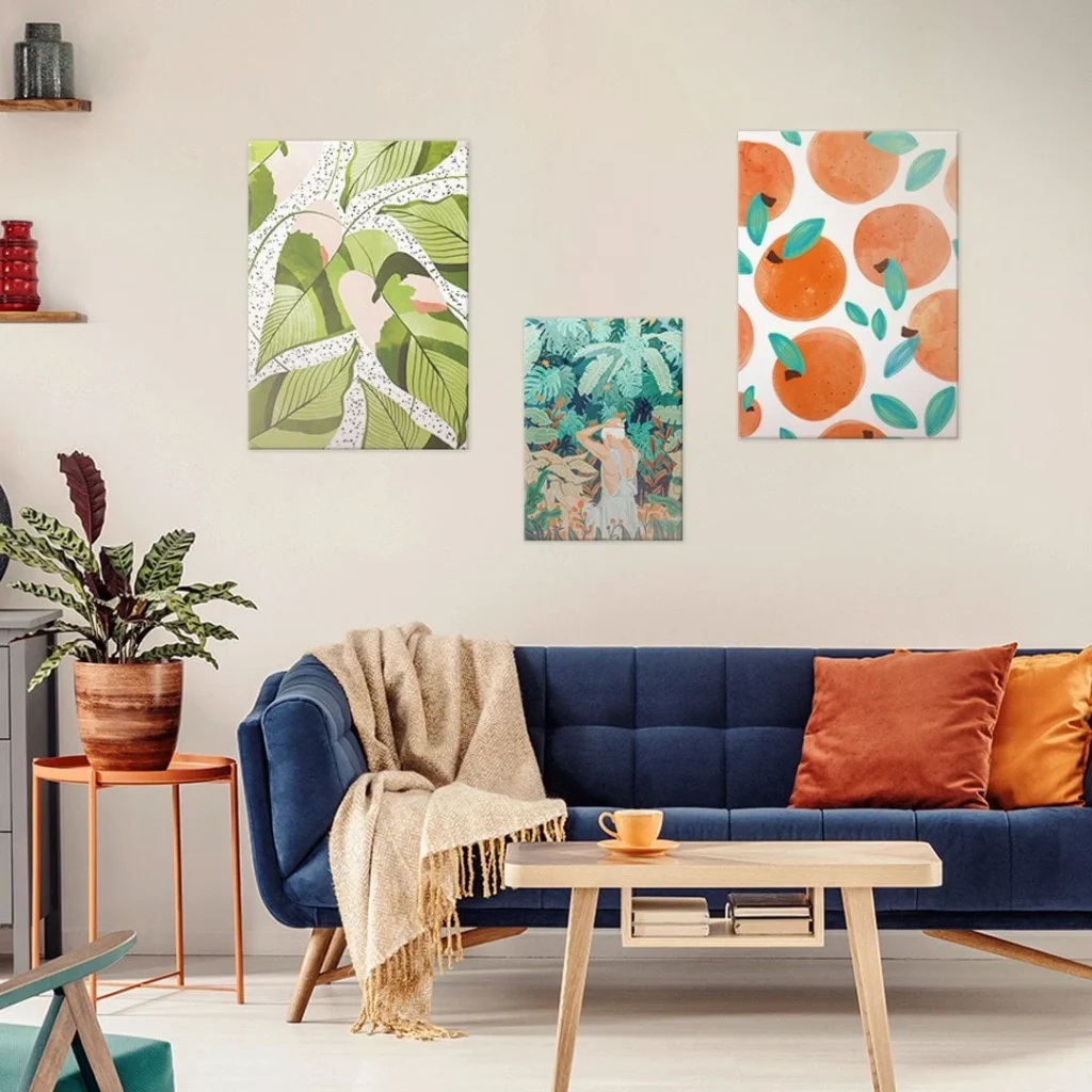 Simple Wall Art Inspiration for the Living Room