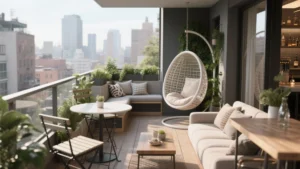 small balcony seating décor ideas – Maximizing Space with Multi‑Functional Furniture