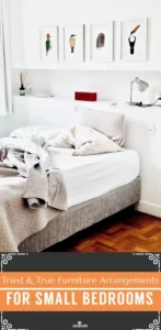 small bedroom furniture arrangement ideas: Start with a solid foundation