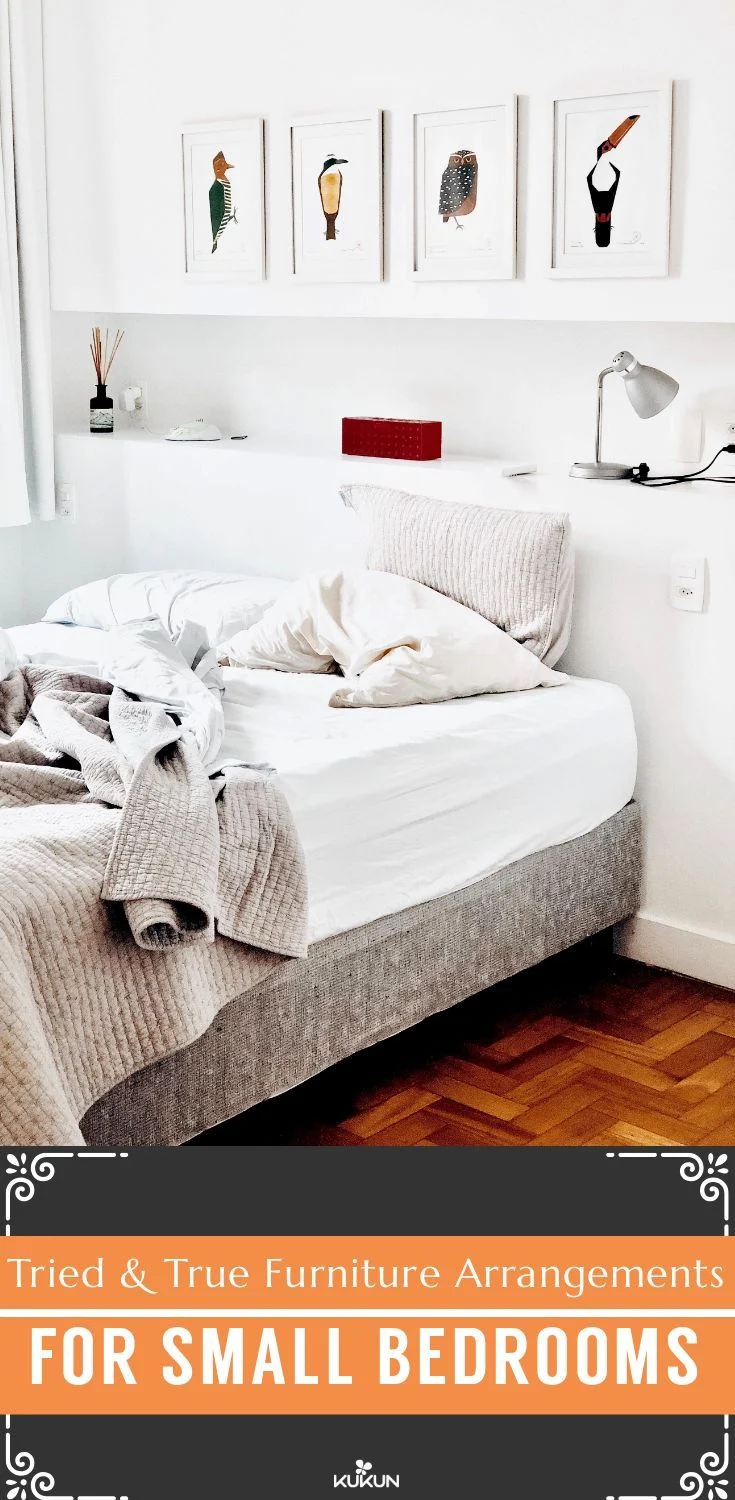 small bedroom furniture arrangement ideas: Start with a solid foundation