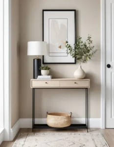 small hallway decorating inspiration: Maximizing Light and Space