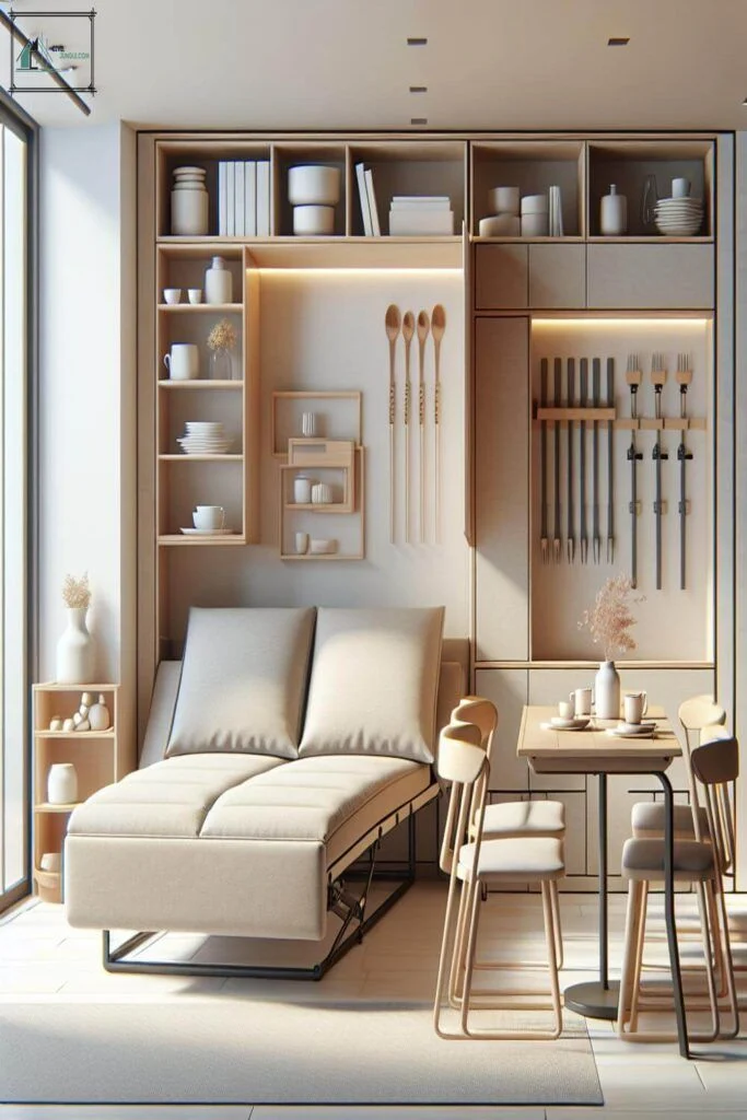 Smart furniture placement that maximizes floor area