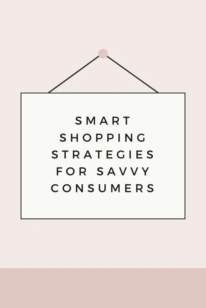 Smart Shopping Strategies