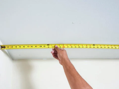 Step 1: Measure the Ceiling Angle and Determine Placement