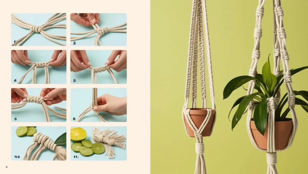 Step‑by‑step guide to crafting a classic macramé plant hanger