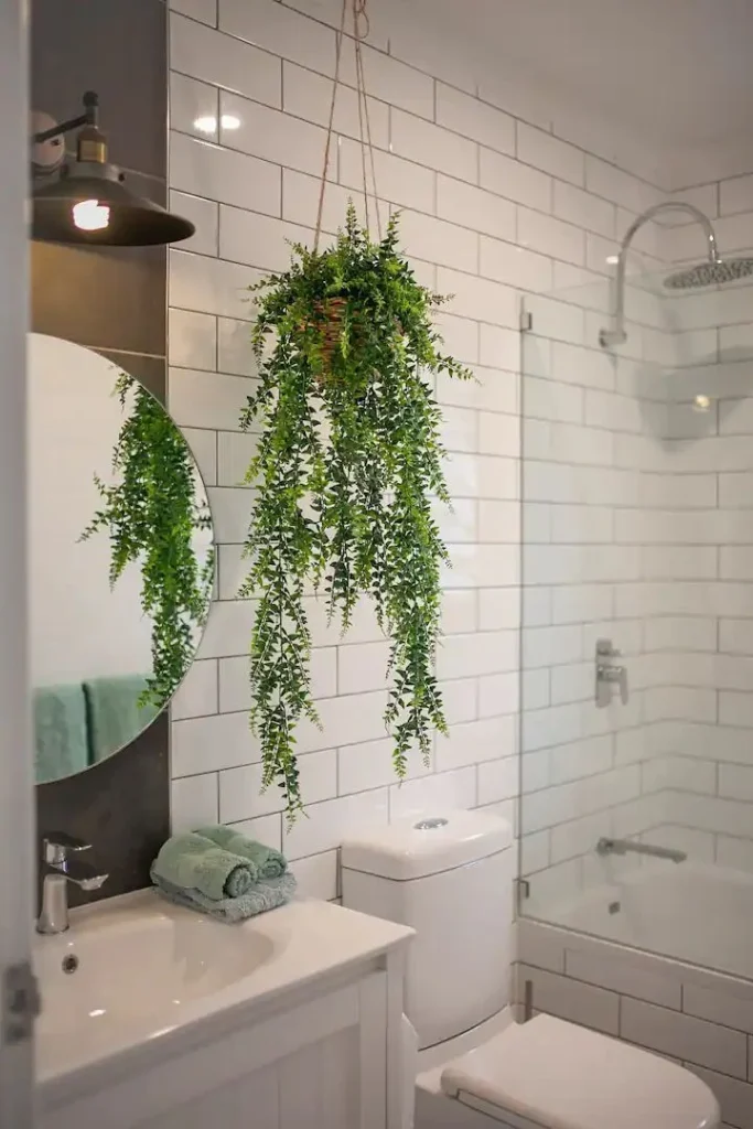 Strategic placement: where to put plant pots in bathroom décor with plant pots