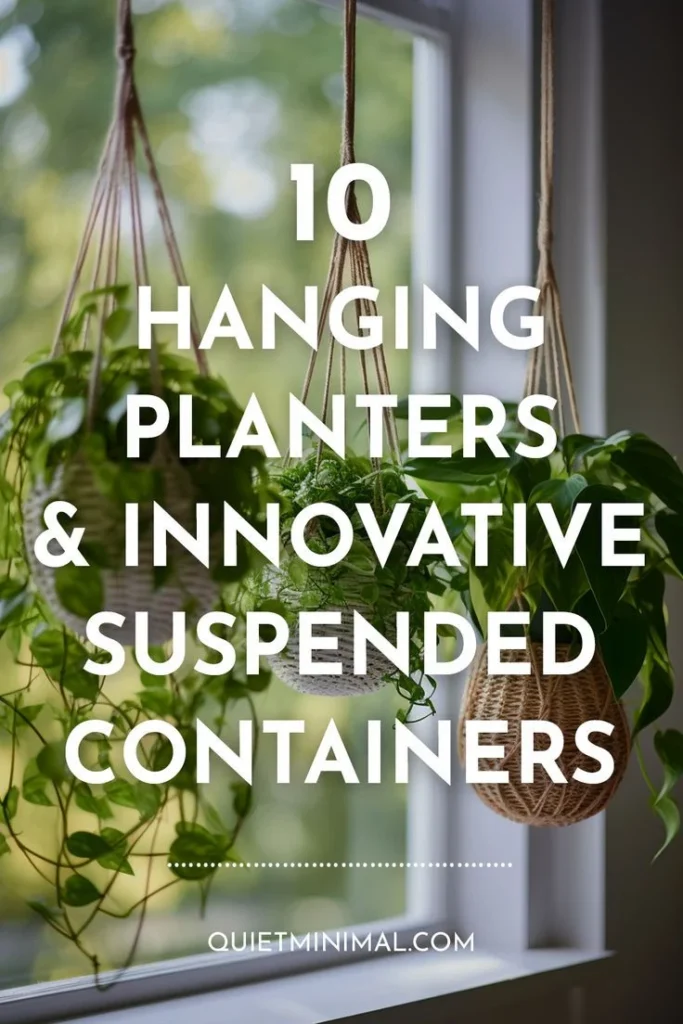 Styling Tips for Hanging Plant Containers
