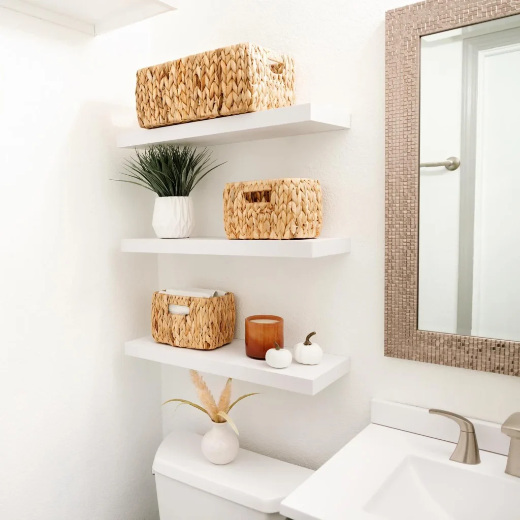 Styling Tips for Minimal Bathroom Wall Shelf Décor