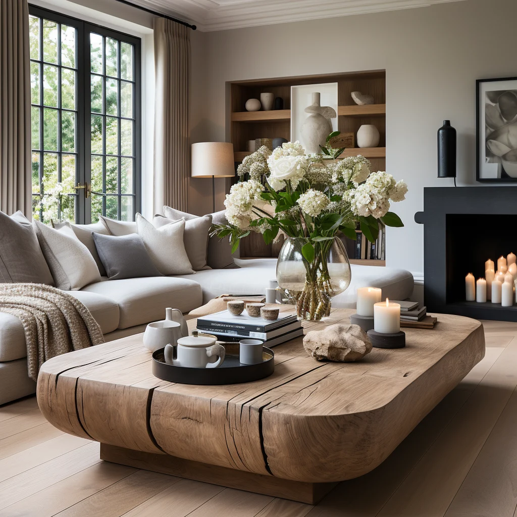 Styling Tips to Elevate Living Room Décor with Natural Wood Coffee Tables