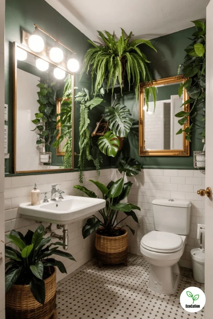 Styling Tips to Elevate Your Bathroom Plant Décor Ideas