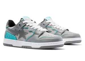 The a bathing ape bape sk8 sta grey turquoise: Understanding the Color Story