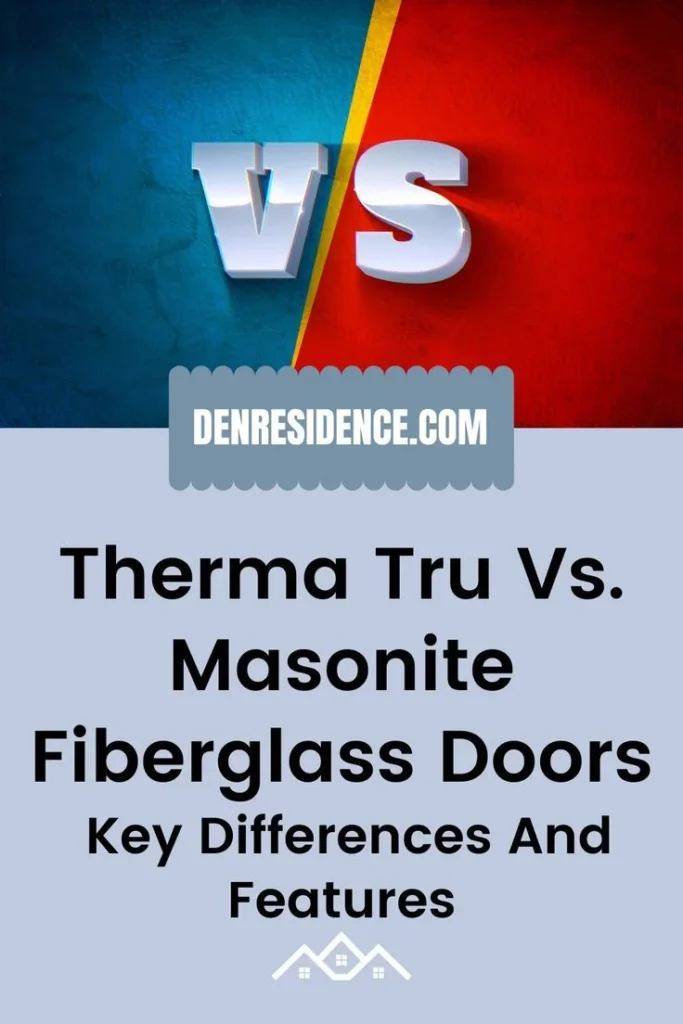 therma tru vs masonite fiberglass doors: Material Composition and Core Technology