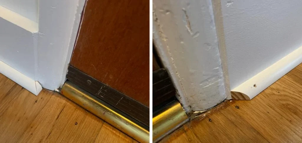 Tools and Materials Needed to End Shoe Molding at Door Frame