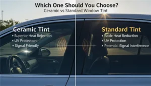 Understanding ceramic window tint vs standard options