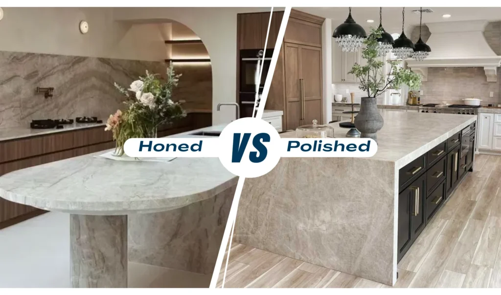 Understanding honed vs polished quartzite