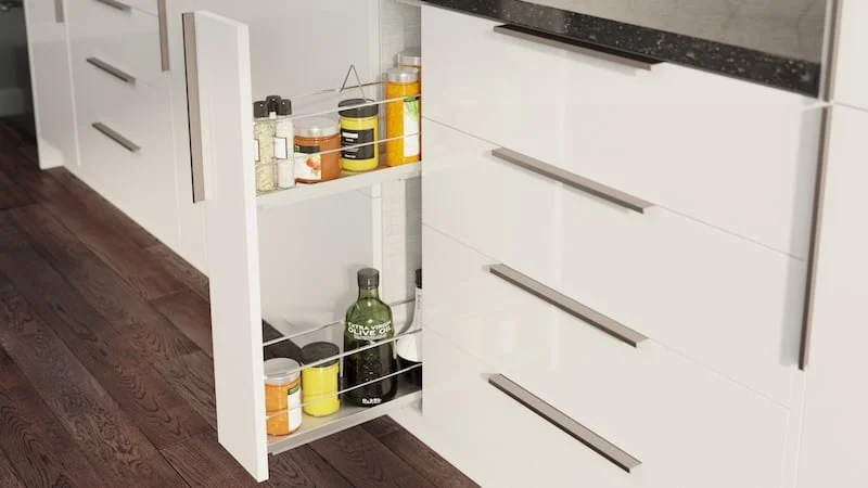 Understanding kitchen drawers vs pull out shelves