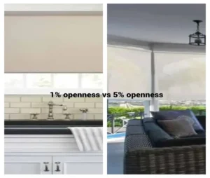 Understanding Solar Shades Openness 3 vs 5