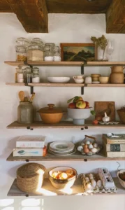 Understanding the Basics of a Cozy Kitchen Shelf Arrangement