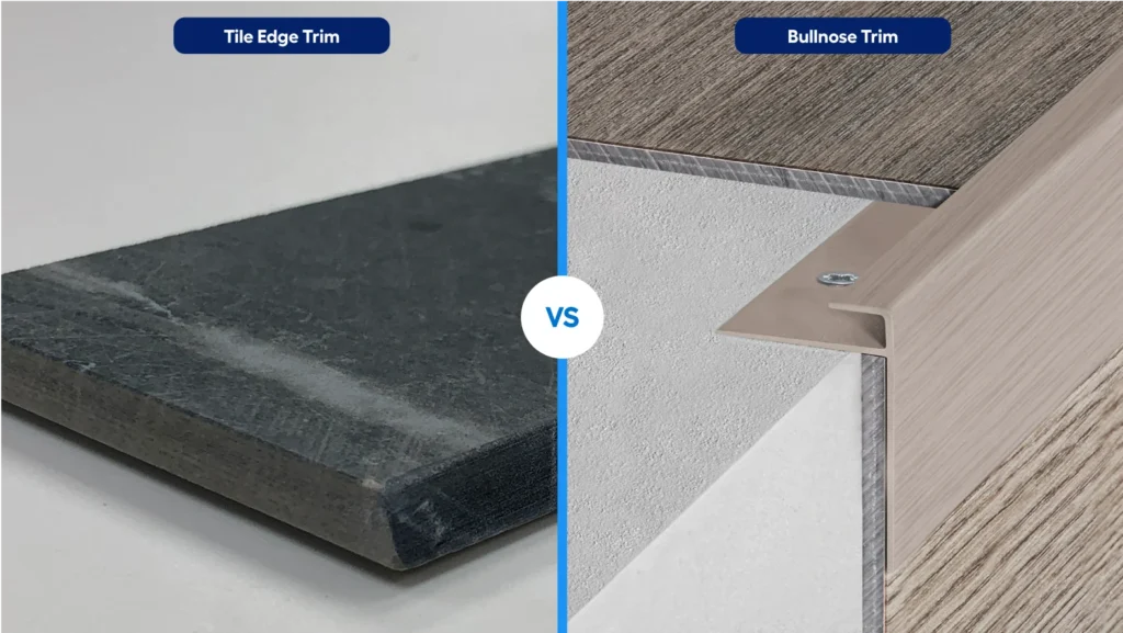 Understanding the Basics of Bullnose Tile vs Metal Trim