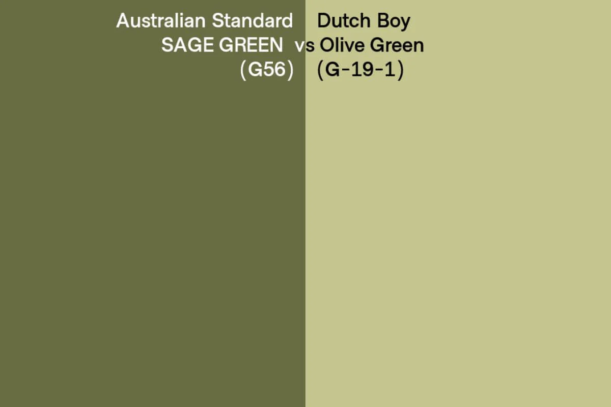Understanding the Core Differences: Olive Green vs Sage Green