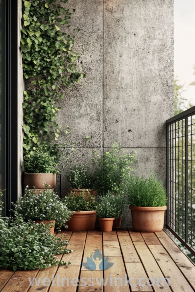Understanding the Core of a Minimal Balcony Plant Arrangement